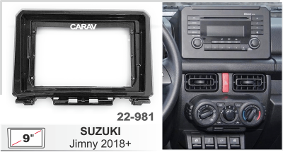 Автомагнитола Suzuki Jimny 2018+, (ASC-09MB 2/32, 22-981, WS-MTSZ01) 9", серия MB, арт.:SUZ905MB 2/32