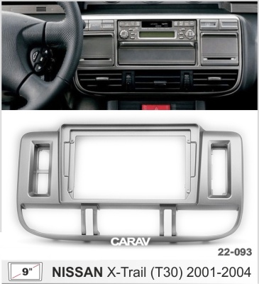 Автомагнитола Nissan X-Trail (T30) 2001-2004, (ASC-09MB8 2/32, 22-093, WS-MTNS01), 9", серия MB, арт. NIS900MB8 2/32