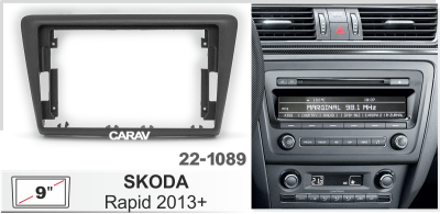 Автомагнитола Skoda Rapid 2013+, (ASC-09MB4 2/32; 22-1089; WS-MTVW04), 9", серия MB, арт.SK9021MB4 2/32