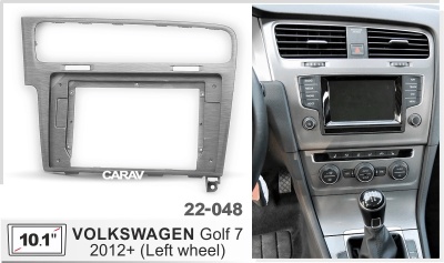 Автомагнитола VW Golf 7 2012+, (ASC-10MB8 2/32, 22-048/22-469, WS-MTVW04, WS-MTVW05) 10", серия MB, арт.VW1020MB8 2/32