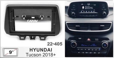 Hyundai Tucson 2018+, 9", арт. 22-405