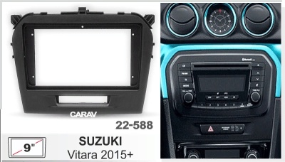 Suzuki Vitara 2015+, (SVIT15MFB), 9", арт. 22-588