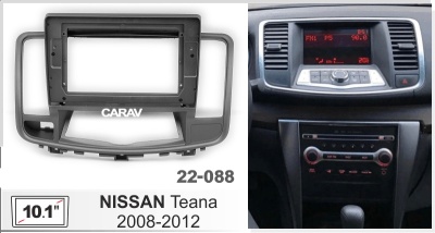 Автомагнитола Nissan Teana 2008-2012,(ASC-10MB8 2/32; 22-088, WS-MTNS02), 10", серия MB, арт. NIS106MB8 2/32