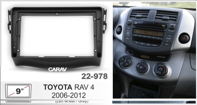 Автомагнитола Toyota RAV 4 2006-2012, (ASC-09MB8 2/32, 22-978, WS-MTTY06), 9", серия MB, арт.TOY906MB8 2/32