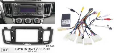 Автомагнитола Toyota RAV4 2013-2019, (ASC-10MB 3/32, 22-343, WS-MTTY06), 10", серия MB, арт.TOY105MB 3/32
