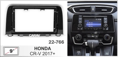 Автомагнитола Honda CR-V 2017+ (ASC-09MB 3/32, 22-766, WS-MTHN04) 9", серия MB, арт. HON903MB 3/32 