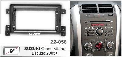 Автомагнитола Suzuki Grand Vitara 2005++E1374:E1412MB 2/32, 22-058, WS-MTSZ01) 9", серия MB, арт.:SUZ900MB 2/32