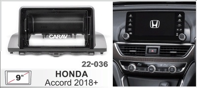 Автомагнитола Honda Accord 2018+, (ASC-10MB 3/32, 22-036, WS-MTHN03), 10", серия MB, арт. HON105MB 3/32