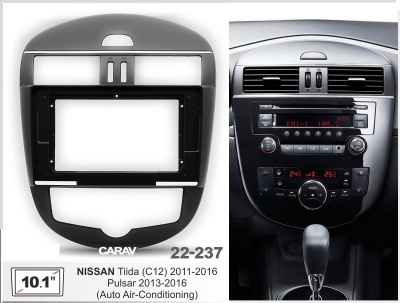 Автомагнитола Nissan Tiida (C12) 2011-2016, (ASC-10MB8 2/32, 22-237, WS-MTNS01,WS-MTNS02), 10", серия MB, арт. NIS107MB8 2/32