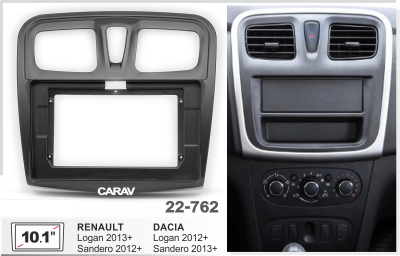 Renault Logan 2013+, Sandero 2012+,10.1", арт. 22-762